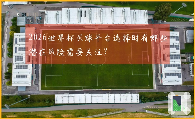 2026世界杯买球平台选择时有哪些潜在风险需要关注?