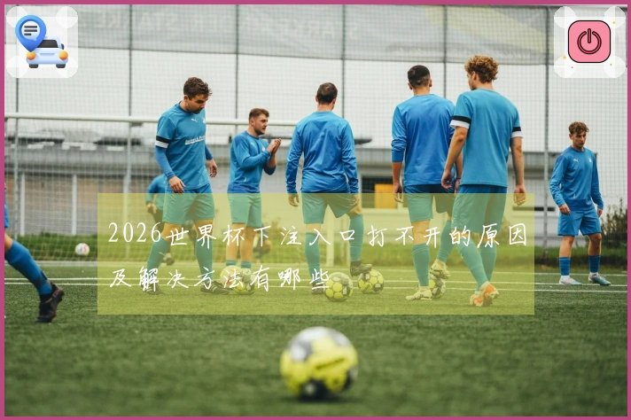 2026世界杯下注入口打不开的原因及解决方法有哪些